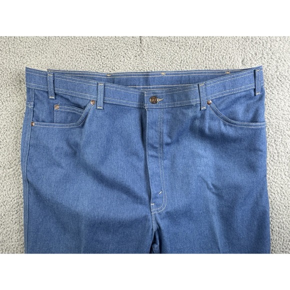 VTG 90s Levis Action Jeans Mens 46x34 (Fits 44x35) Blue Made in the USA NWT!‎ - Picture 2 of 14